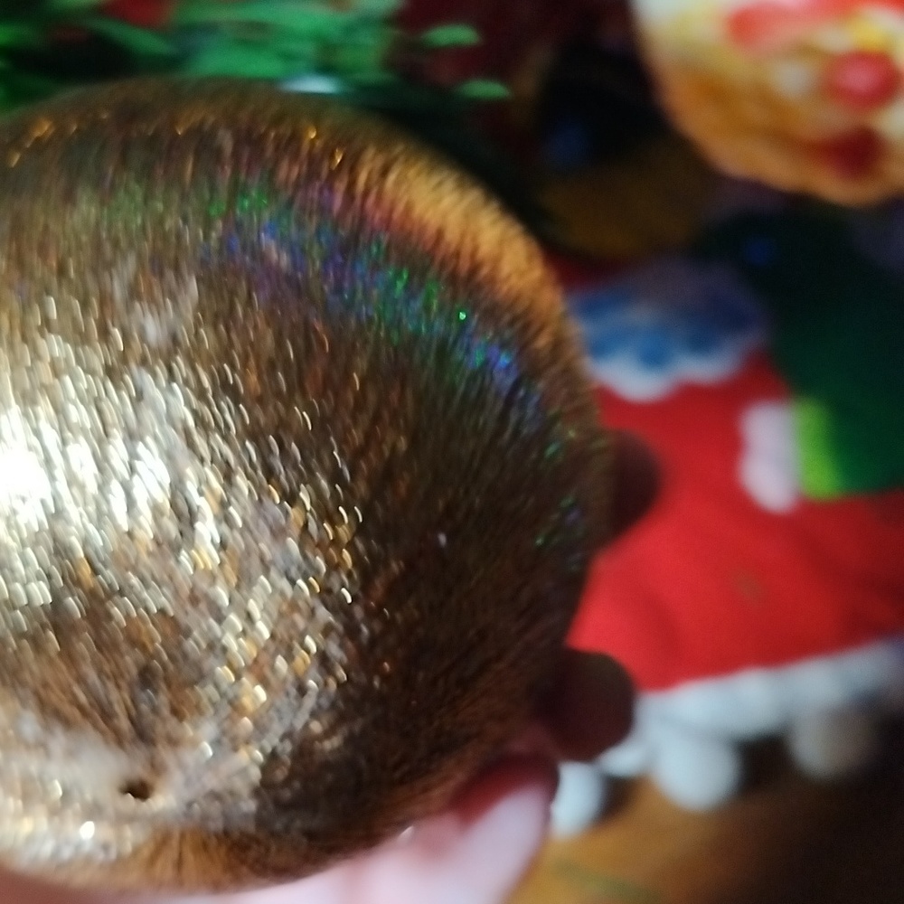 Golden Balls Three Ornaments - Picture 8 of 9